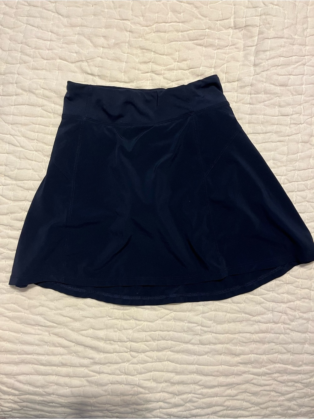 Athleta Navy Skater Skirt with Wide Waistband
